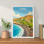 Assomada - Cape Verde - Travel Art Print Wall Deco Poster