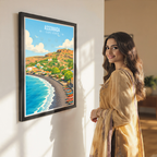 Assomada - Cape Verde - Travel Art Print Wall Deco Poster