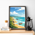Cape Verde - Travel Art Print Wall Deco Poster
