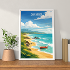 Cape Verde - Travel Art Print Wall Deco Poster