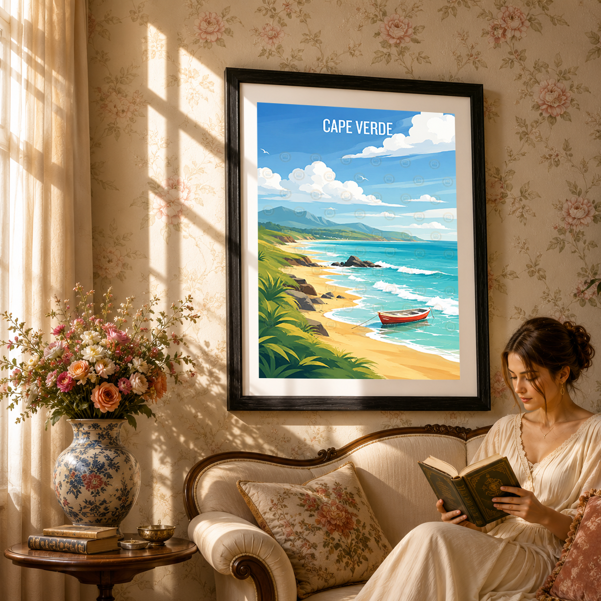 Cape Verde - Travel Art Print Wall Deco Poster
