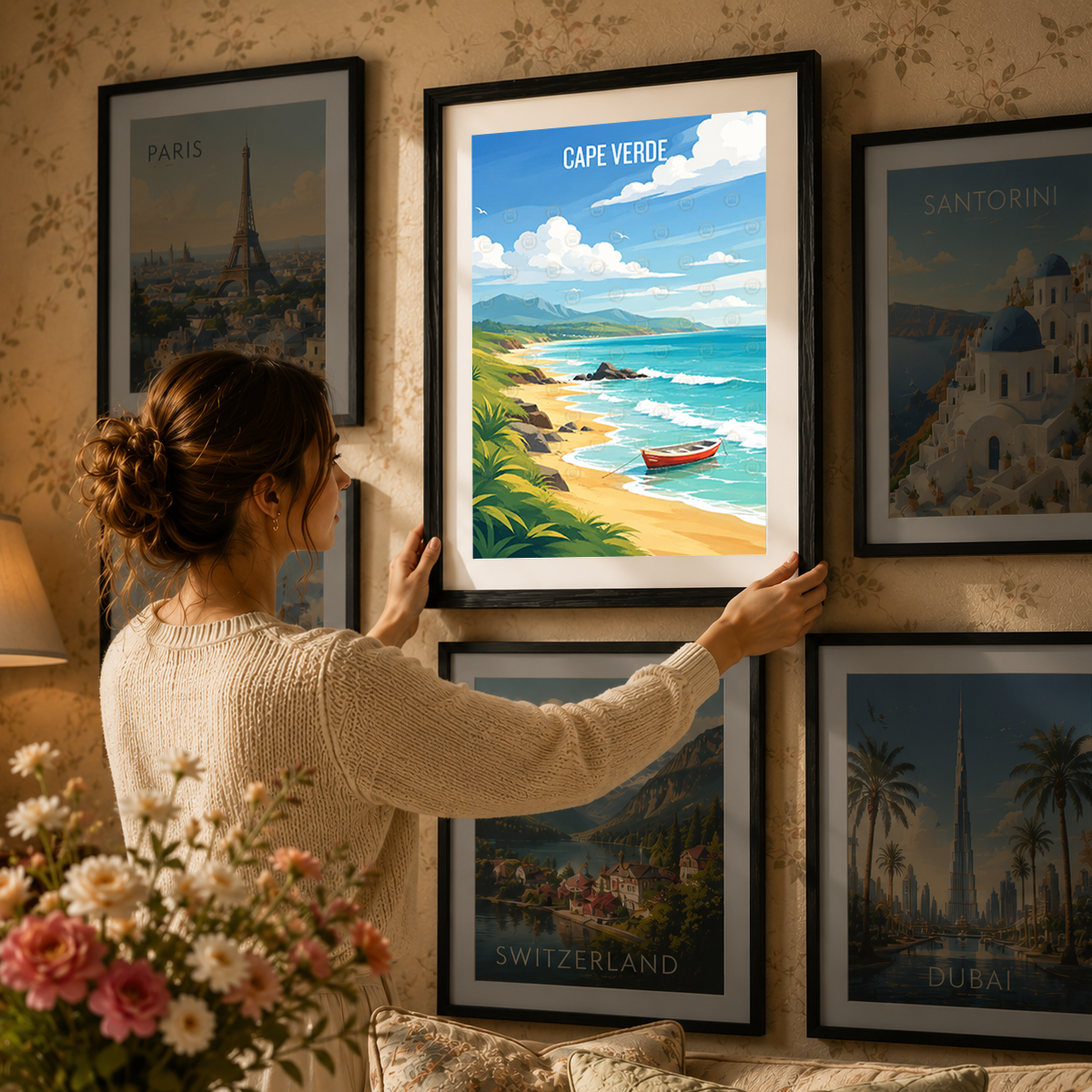 Cape Verde - Travel Art Print Wall Deco Poster