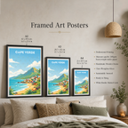 Cape Verde - Travel Art Print Wall Deco Poster