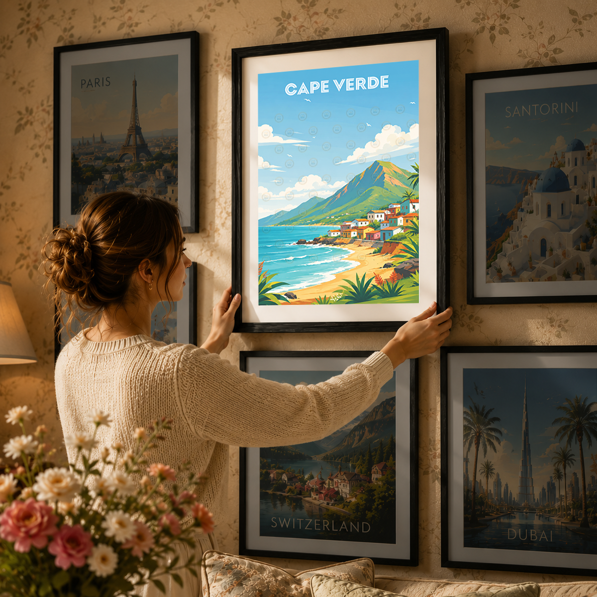 Cape Verde - Travel Art Print Wall Deco Poster