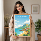 Cape Verde - Travel Art Print Wall Deco Poster