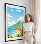 Cape Verde - Travel Art Print Wall Deco Poster