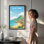 Cape Verde - Travel Art Print Wall Deco Poster