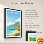 Cape Verde - Travel Art Print Wall Deco Poster