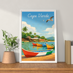 Cape Verde - Travel Art Print Wall Deco Poster