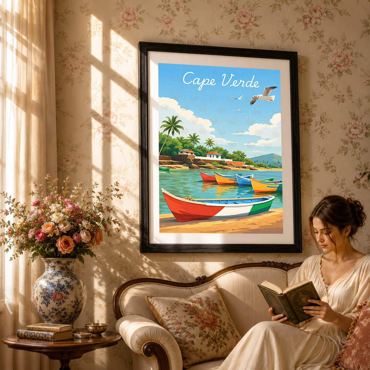 Cape Verde - Travel Art Print Wall Deco Poster