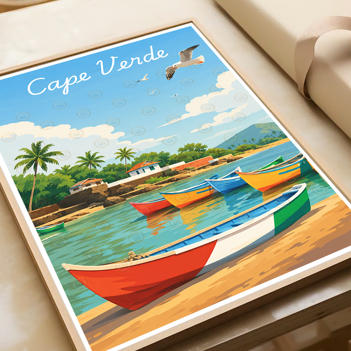 Cape Verde - Travel Art Print Wall Deco Poster