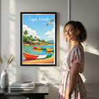 Cape Verde - Travel Art Print Wall Deco Poster