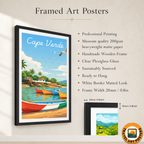Cape Verde - Travel Art Print Wall Deco Poster