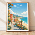 Cape Verde - Travel Art Print Wall Deco Poster