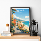 Cape Verde - Travel Art Print Wall Deco Poster