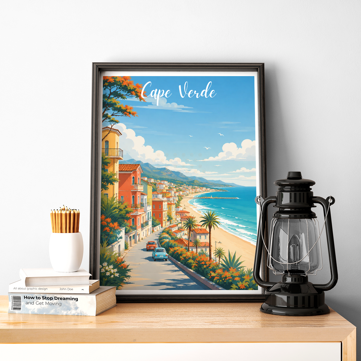 Cape Verde - Travel Art Print Wall Deco Poster