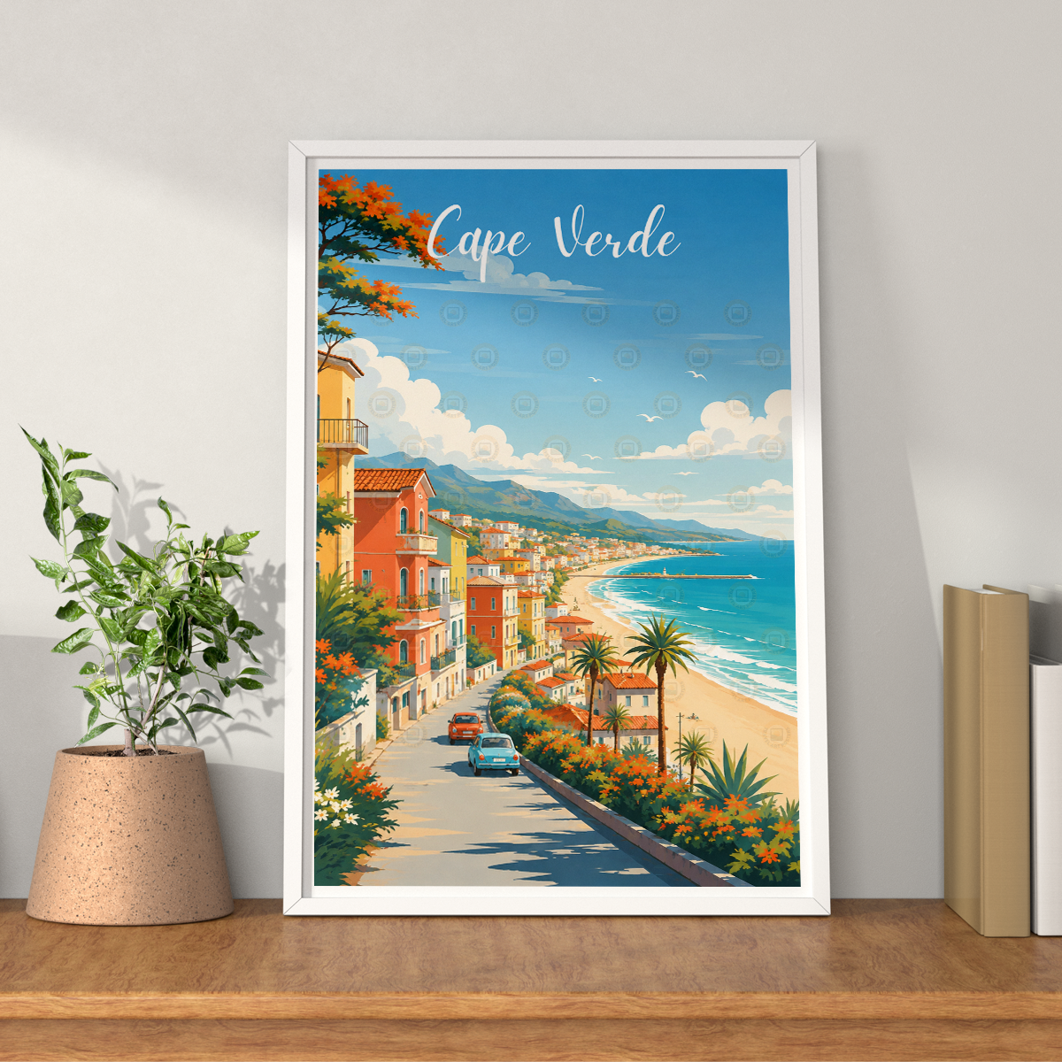 Cape Verde - Travel Art Print Wall Deco Poster