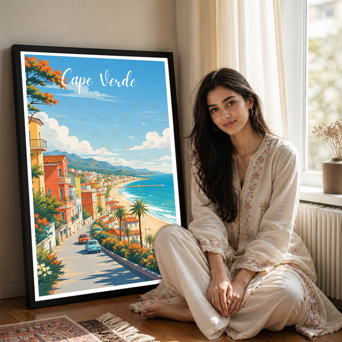 Cape Verde - Travel Art Print Wall Deco Poster