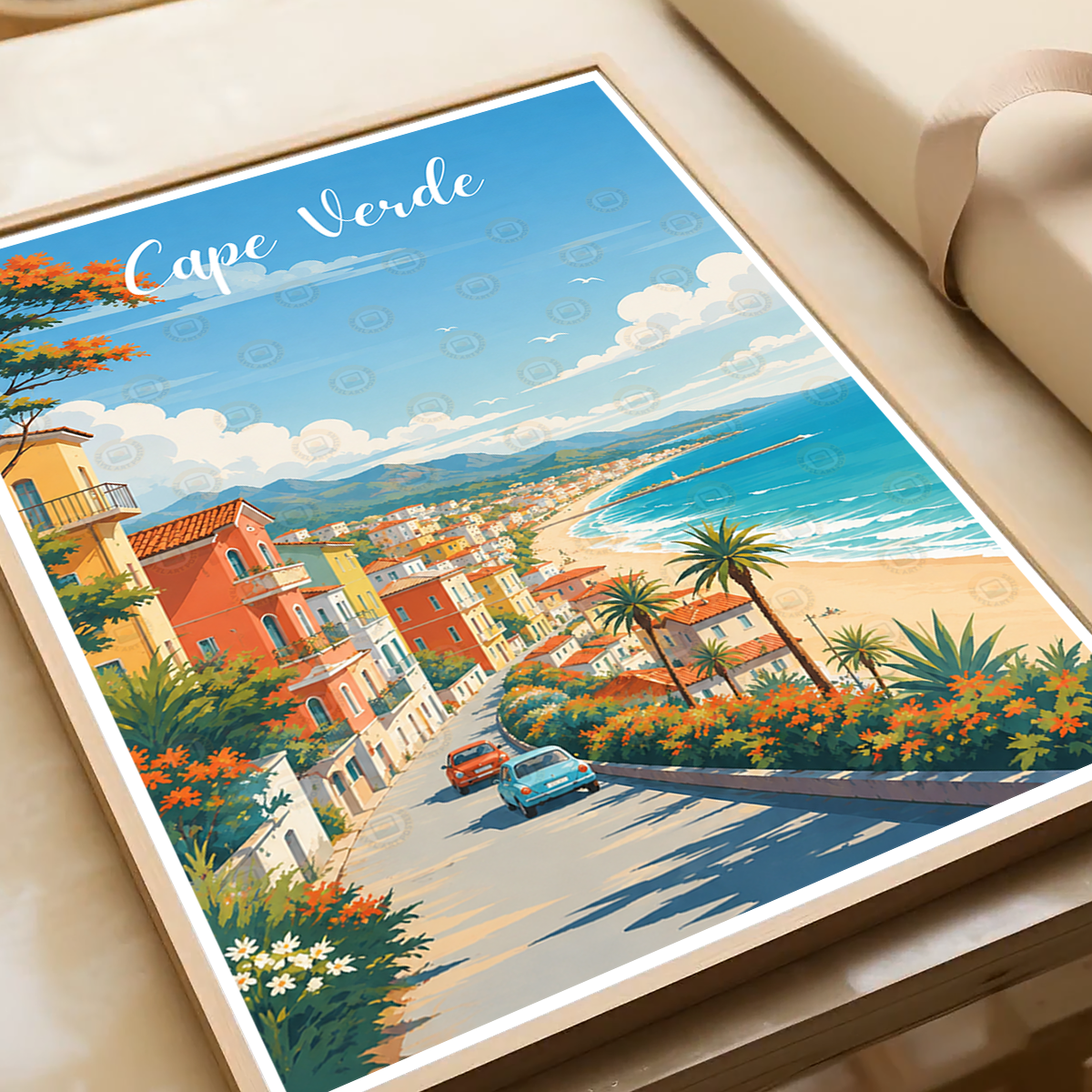 Cape Verde - Travel Art Print Wall Deco Poster