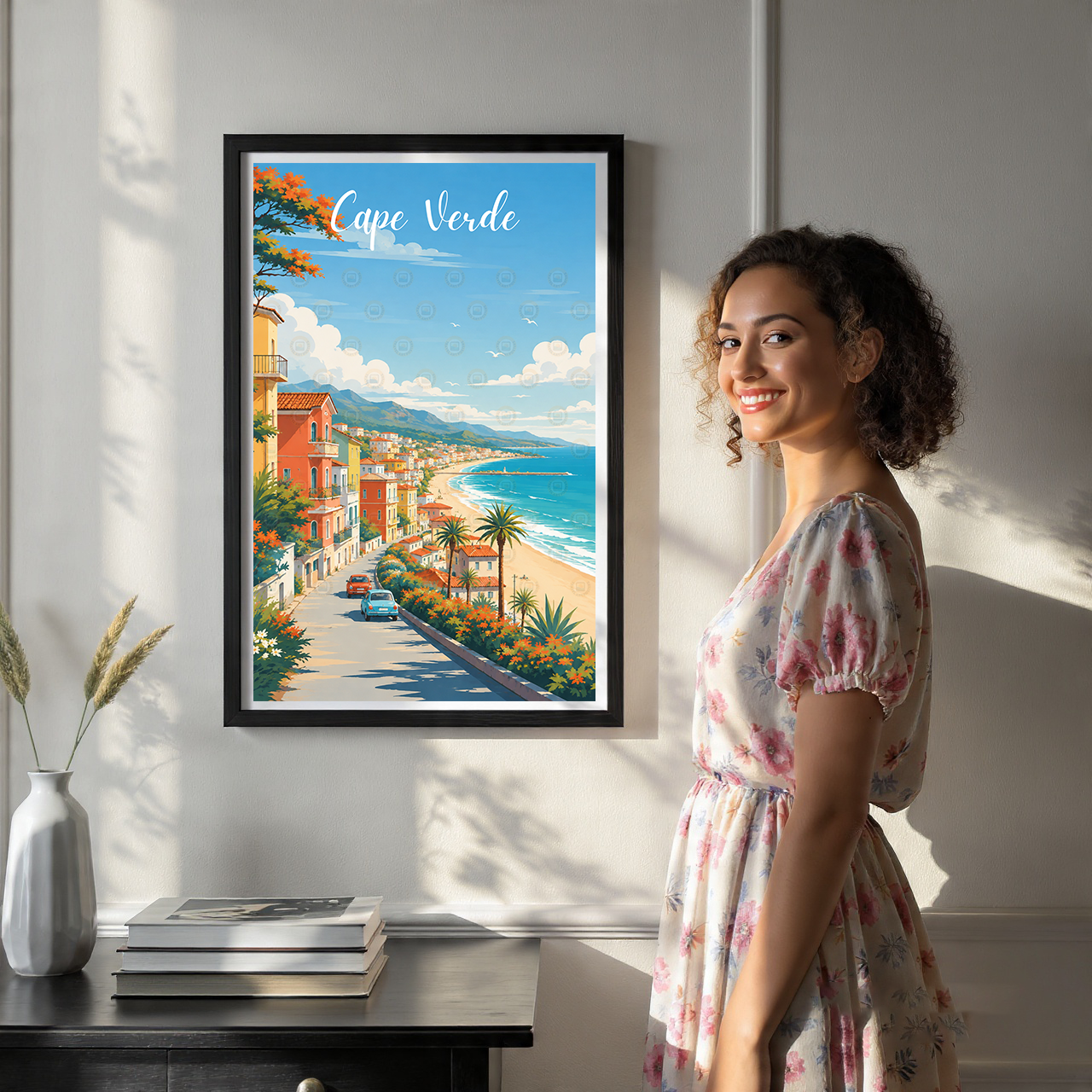 Cape Verde - Travel Art Print Wall Deco Poster
