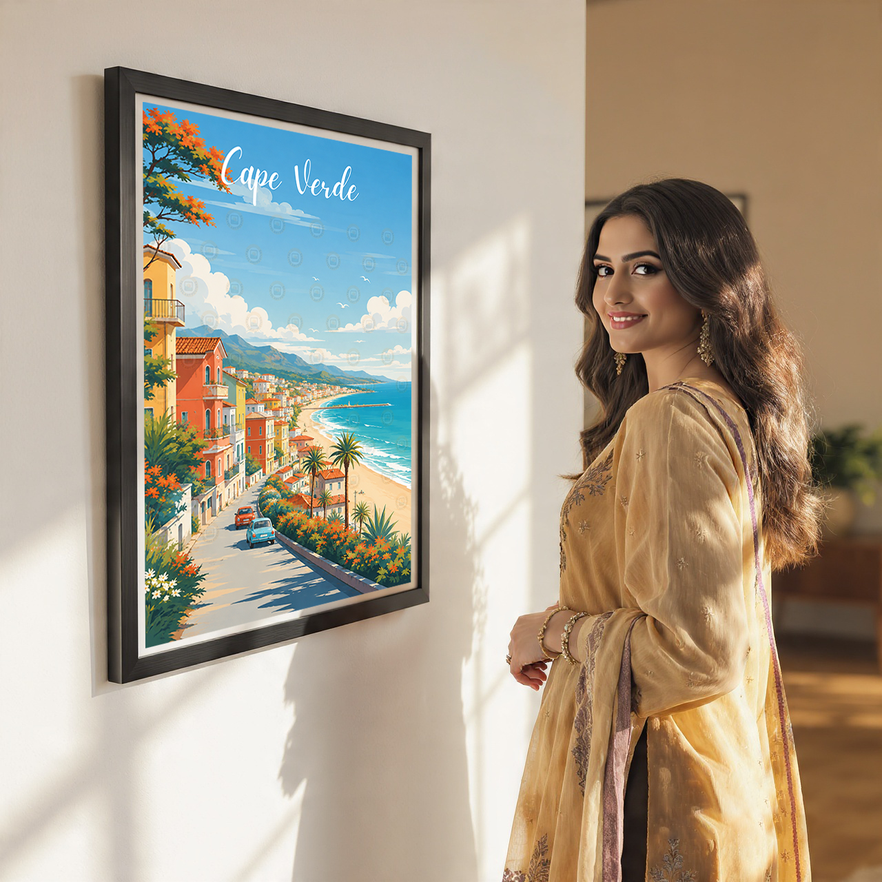 Cape Verde - Travel Art Print Wall Deco Poster
