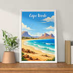 Cape Verde - Travel Art Print Wall Deco Poster