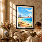 Cape Verde - Travel Art Print Wall Deco Poster