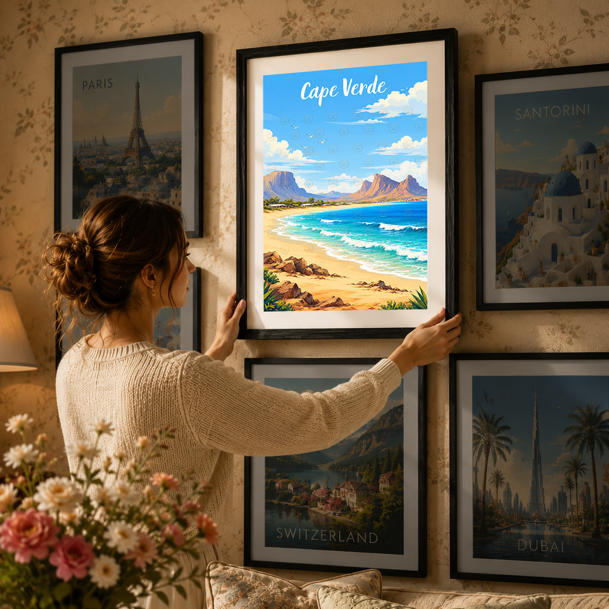 Cape Verde - Travel Art Print Wall Deco Poster