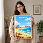 Cape Verde - Travel Art Print Wall Deco Poster