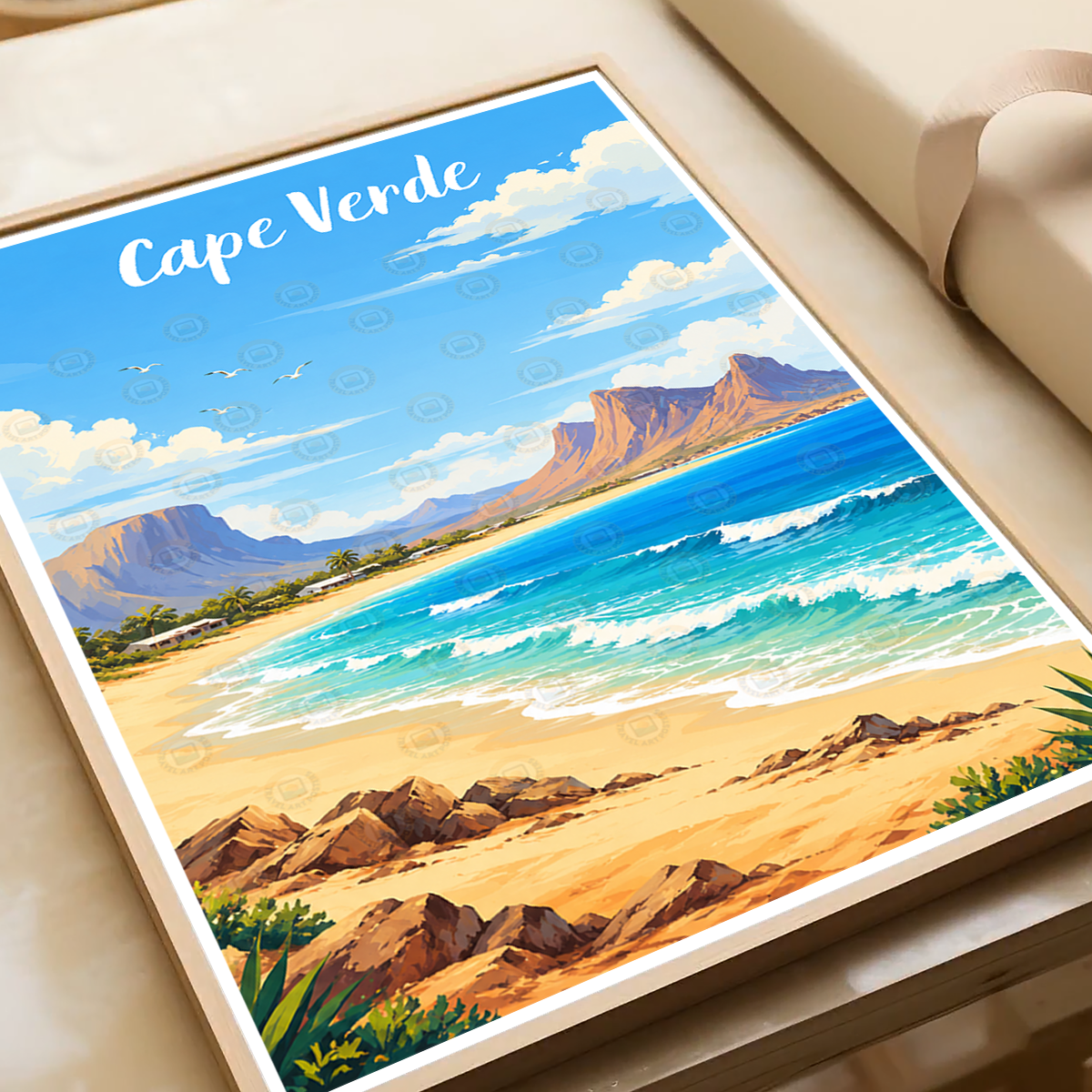 Cape Verde - Travel Art Print Wall Deco Poster