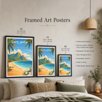 Cape Verde - Travel Art Print Wall Deco Poster