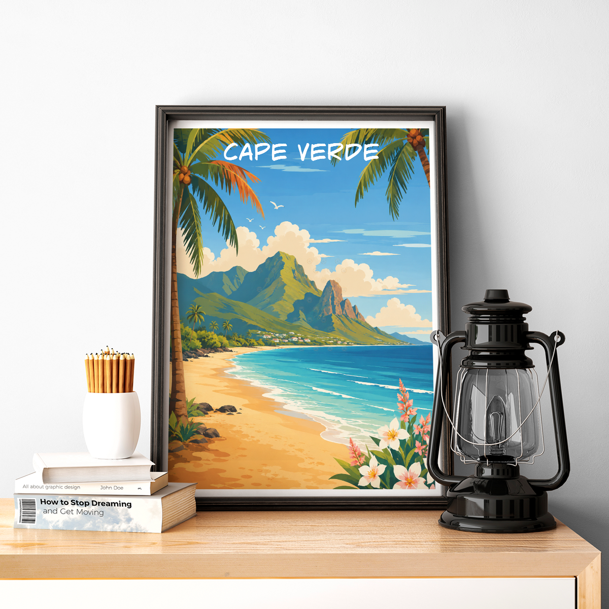 Cape Verde - Travel Art Print Wall Deco Poster