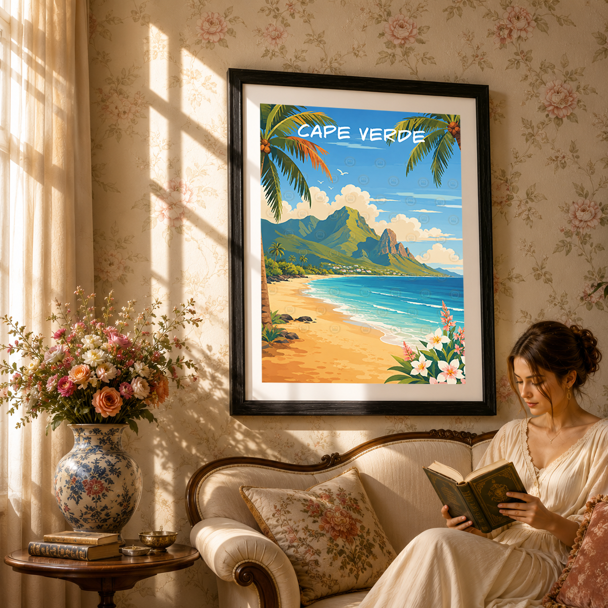 Cape Verde - Travel Art Print Wall Deco Poster