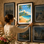 Cape Verde - Travel Art Print Wall Deco Poster