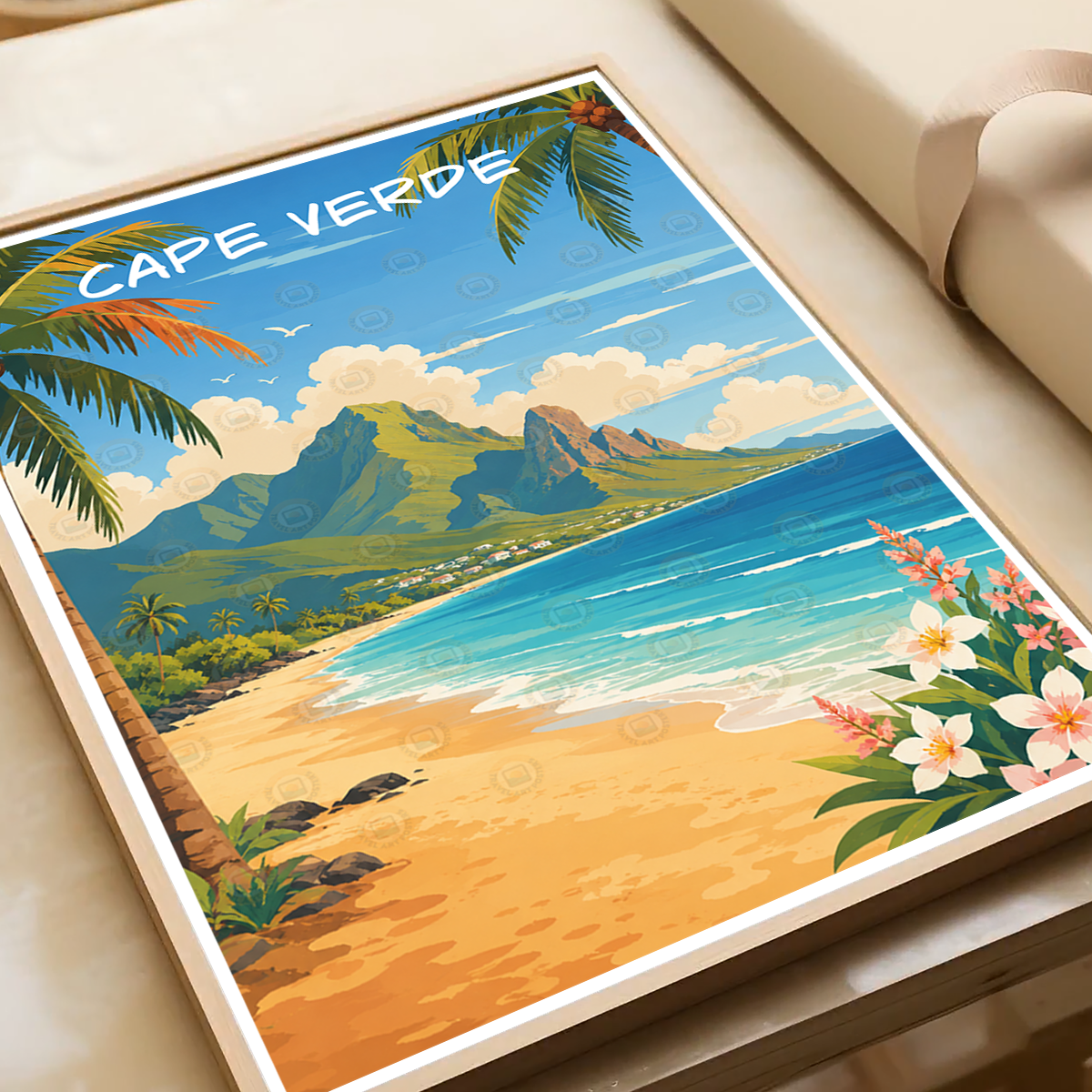 Cape Verde - Travel Art Print Wall Deco Poster