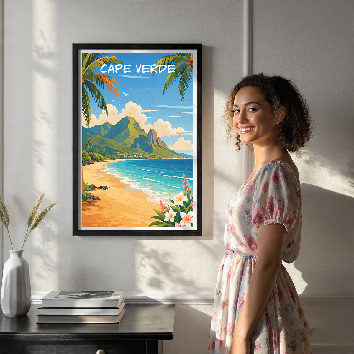 Cape Verde - Travel Art Print Wall Deco Poster