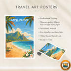 Cape Verde - Travel Art Print Wall Deco Poster