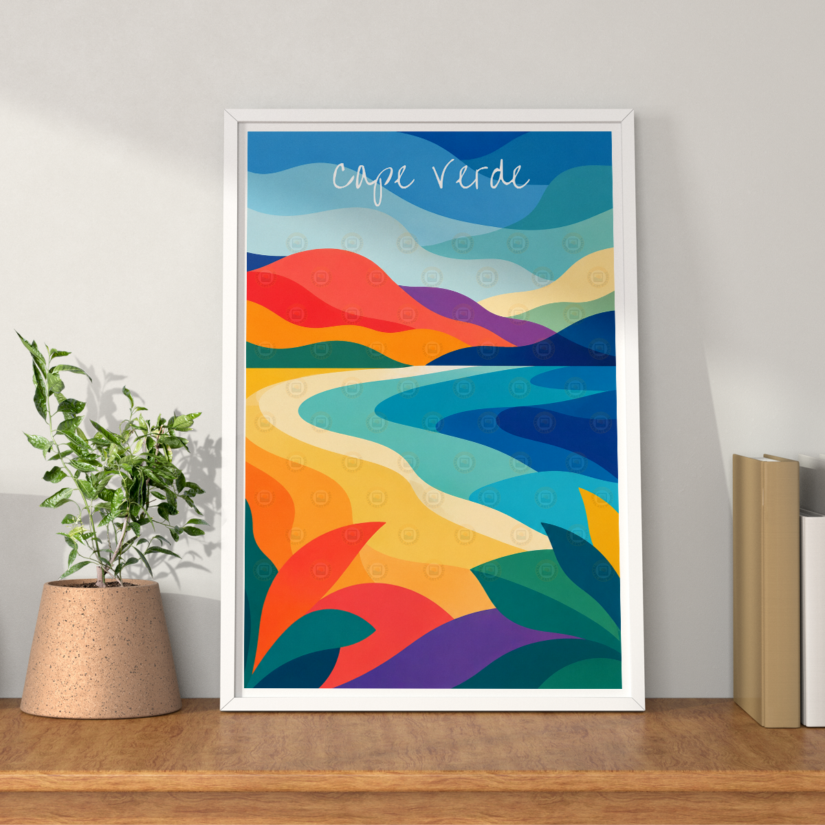 Cape Verde - Travel Art Print Wall Deco Poster