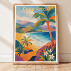 Cape Verde - Travel Art Print Wall Deco Poster
