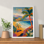 Cape Verde - Travel Art Print Wall Deco Poster