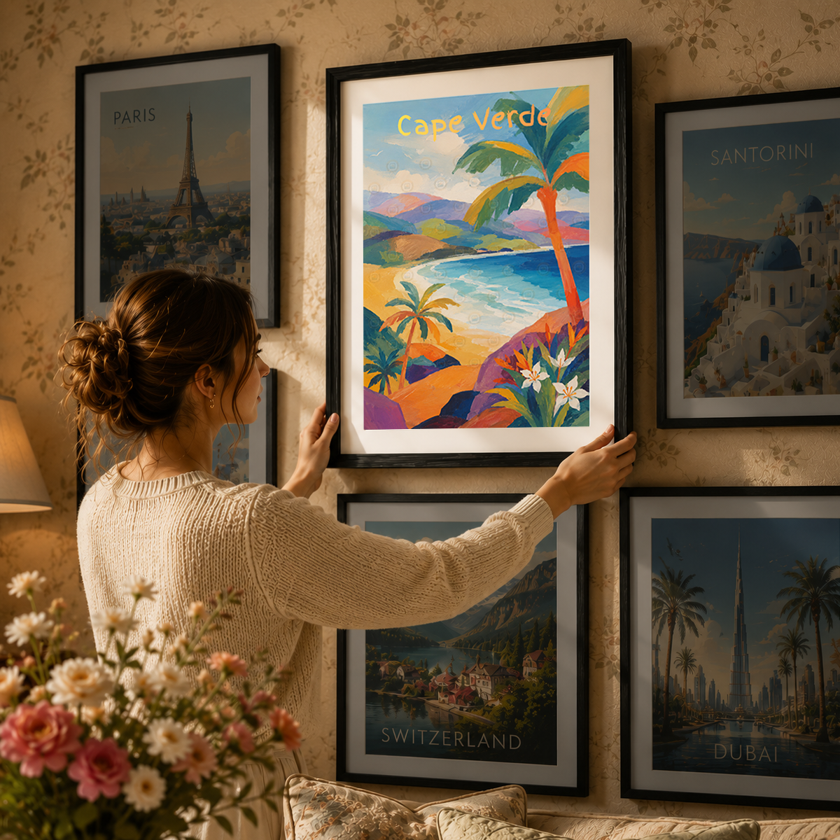 Cape Verde - Travel Art Print Wall Deco Poster
