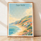 Cape Verde - Travel Art Print Wall Deco Poster