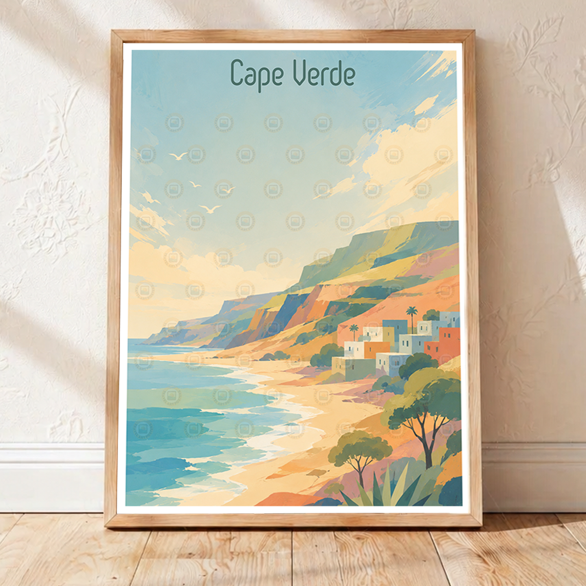 Cape Verde - Travel Art Print Wall Deco Poster