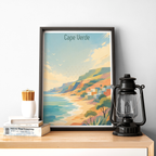 Cape Verde - Travel Art Print Wall Deco Poster