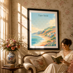 Cape Verde - Travel Art Print Wall Deco Poster