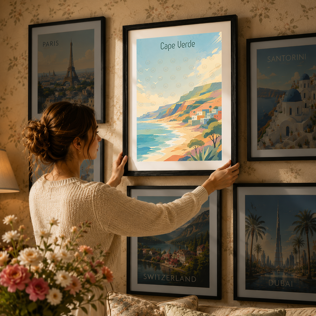 Cape Verde - Travel Art Print Wall Deco Poster