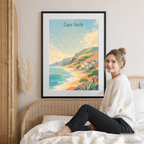 Cape Verde - Travel Art Print Wall Deco Poster