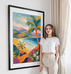 Cape Verde - Travel Art Print Wall Deco Poster