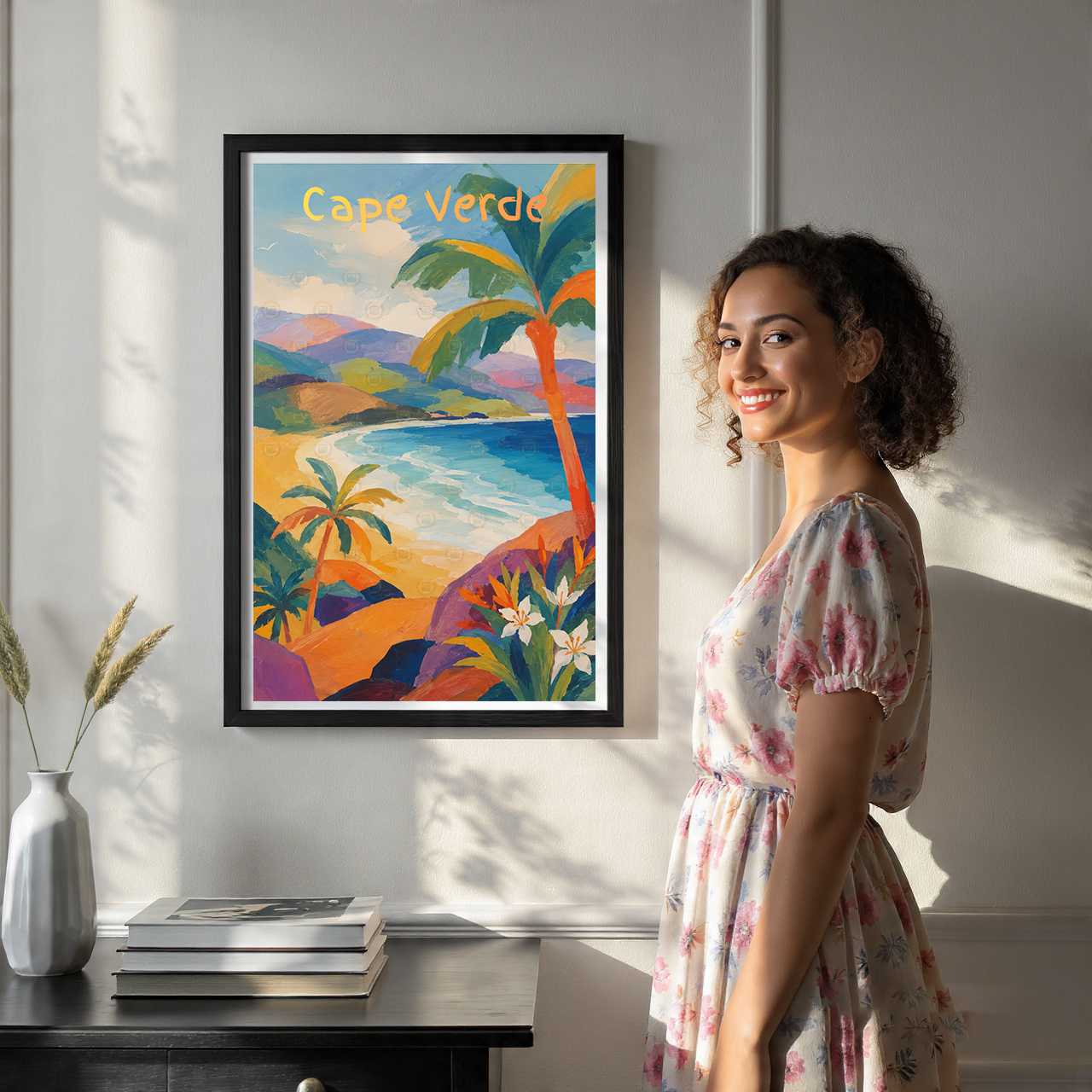Cape Verde - Travel Art Print Wall Deco Poster