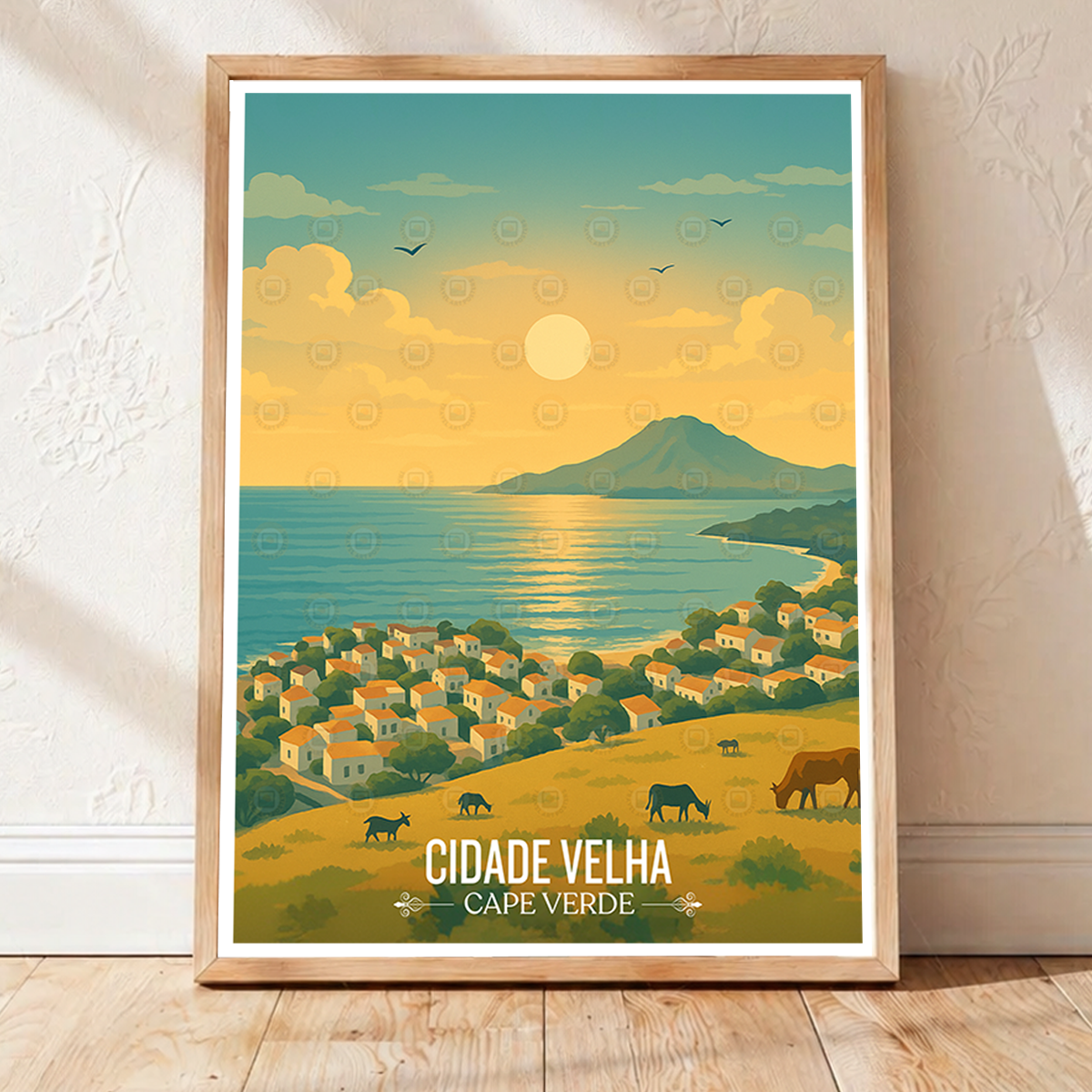 Cidade Velha - Cape Verde - Travel Art Print Wall Deco Poster